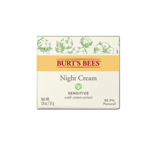 Burt's Bees Sensitive with Cotton Extract Night Cream 50g