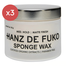 Load image into Gallery viewer, Hanz De Fuko Sponge Wax Trio Bundle