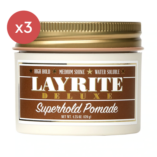 Layrite Superhold Pomade Trio