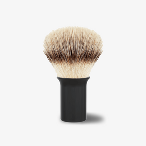 Supply Silvertip Synthetic Shave Brush - Matte Black