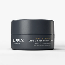 Load image into Gallery viewer, Supply Ultra Lather Shaving Cream - Black Pepper &amp; Fir 255ml