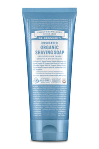 Dr. Bronner's Organic Shaving Soap Unscented 207ml