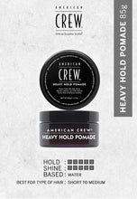 Load image into Gallery viewer, American Crew Heavy Hold Pomade 85g