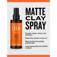 Load image into Gallery viewer, American Crew Matte Clay Spray 150ml
