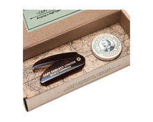 Load image into Gallery viewer, Captain Fawcett&#39;s Expedition Mo Wax &amp; Folding Moustache Comb Set