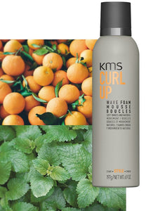 KMS Curl Up Wave Foam 200g