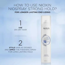 Load image into Gallery viewer, Nioxin 3D Styling Strong Hold Hairspray 400ml