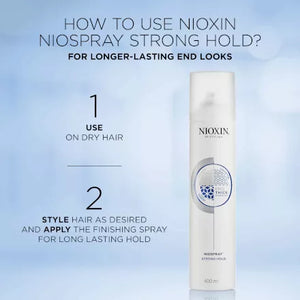 Nioxin 3D Styling Strong Hold Hairspray 400ml