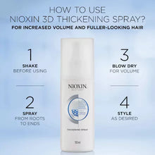 Load image into Gallery viewer, Nioxin 3D Styling Thickening Spray 150ml