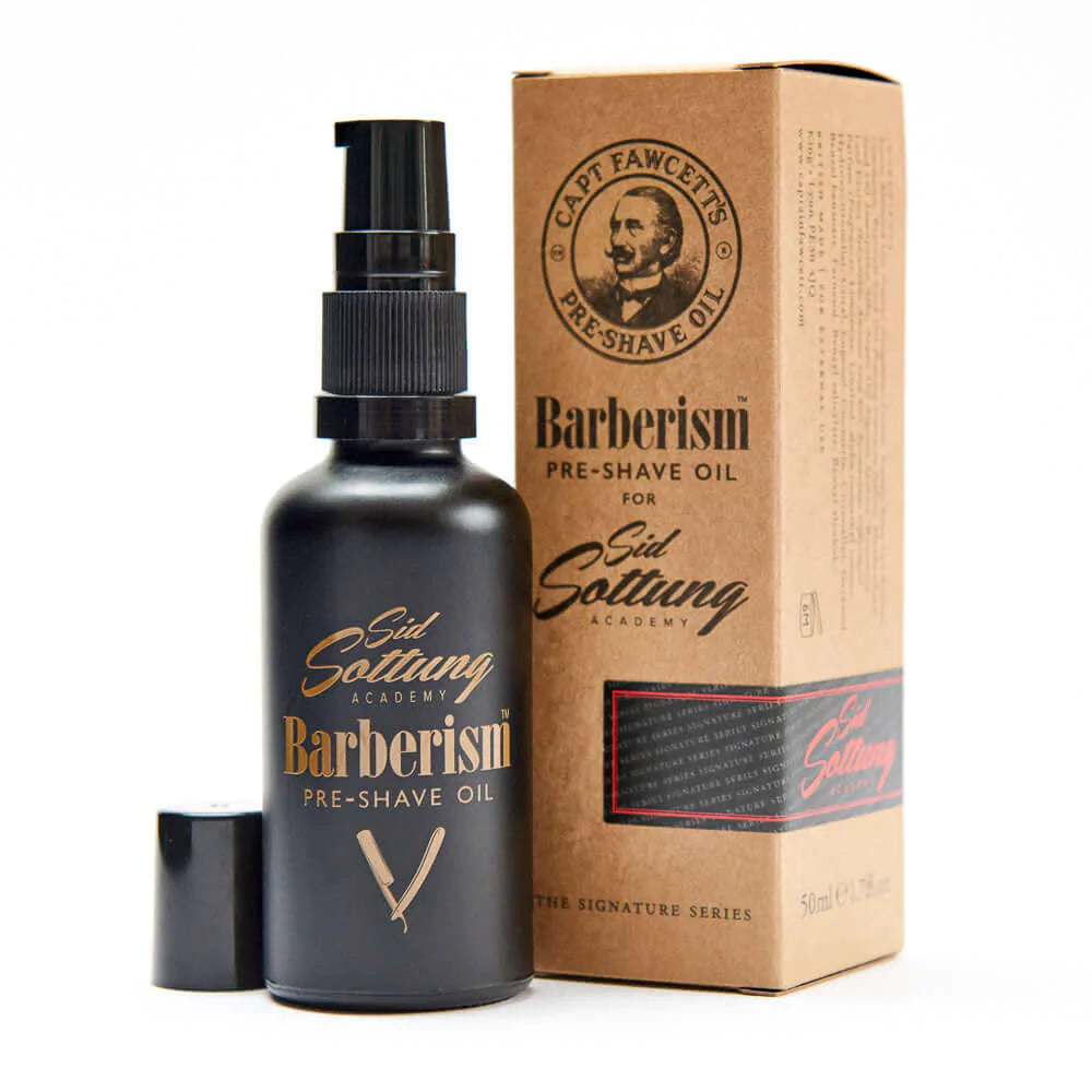 Captain Fawcett's Sid Sottung's Barberism Pre-Shave Oil 50ml