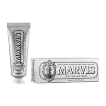 Load image into Gallery viewer, Marvis Travel Size Whitening Mint Toothpaste 25ml