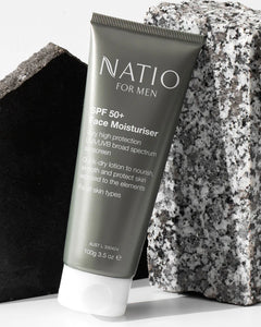 Natio For Men SPF 50+ Face Moisturiser 100g