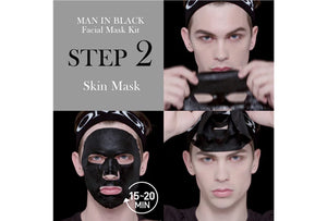 OMG Man In Black Facial Mask