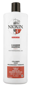 Nioxin System 4 Cleanser Shampoo and Scalp Therapy Revitalising Conditioner 1000ml Bundle