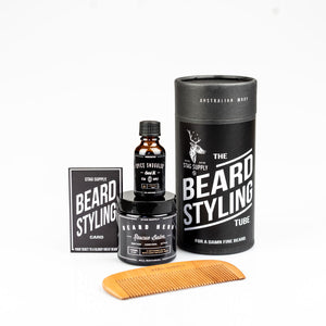 Stag Supply The Beard Styling Tube Gift Pack