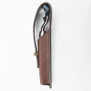 Captain Fawcett's Handcrafted Leather Case For Mach 3 Razor